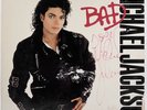 MICHAEL JACKSON BAD 1987 LP Autographed Cover Damaged; EX Vinyl Promo OE 40600