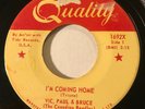 GARAGE BEAT Vic, Paul & Bruce (The Canadian Beadles) I'M COMING HOME Quality 45