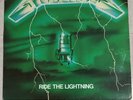 Metallica-Ride The Lightning 1984 LP French Bernett Label Green Cover