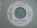 The International Submarine Band - Sum Up Broke 1966 USA 45 COLUMBIA DJ/PROMO