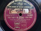 JAZZ: FESS WILLIAMS & HIS ROYAL FLUSH ORCH -‘YOU CAN’T GO WRONG’HMV B4991 RARE