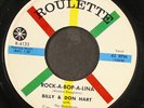 BILLY & DON HART: rock-a-bop-a-lina / more and more ROULETTE 7