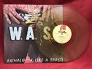 W.A.S.P. Animal F**k Like A Beast 12” CLEAR VINYL Music For Nations RARE