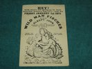 1971 Original WILD MAN FISCHER Psych Postcard/Handbill Frank Zappa Psychedelic