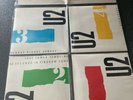U-2,U2 PAC 3,original 1980’s Display Wallet Containing Four U2 7” Vinyl Singles.