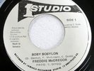 FREDDIE McGREGOR 45 Boby Babylon VG++/NEAR MINT Studio 1 reggae jamaica c4373
