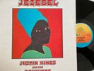 JUSTIN HINES & THE DOMINOES Jezebel ISLAND ILPS9416 1976 No G&L Text Vinyl LP EX