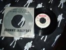 TRES RARE SP JUKE BOX POCHETTE CIBLE GRISE EO JOHNNY HALLYDAY HEY JOE+1
