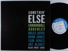 CANNONBALL ADDERLEY Somethin' Else BLUE NOTE LP mono w 63rd RVG ear  