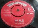 BEATLES..LOVE ME DO..VERY NICE UK 1ST  ISSUE RED PARLOPHONE LABEL No 45-R 4949