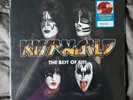 KISS-KISSWORLD THE BEST OF KISS WALMART EXCLUSIVE RED WITH YELLOW SPLATTER NEW