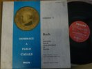 PABLO CASALS - PAUL BAUMGARTNER / BACH 3 sonata for cello / PHILIPS minigroove