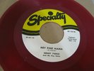 RARE BLUES R&B DOO WOP 45 - HENRY PIERCE - HEY FINE MAMA - SPECIALTY- RED VINYL