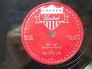THE FIVE C'S  - R&B 78rpm UNITED #172 - TELL ME / WHOO-WEE BABY - E / E