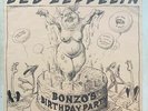 2Lp Blue Orange Led Zeppelin Bonzo'S Birthday Party Pirate Board Bootleg