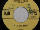 sweet soul 45 SLY SLICK & WICKED Confessin A Feeling BAD BOYS VG+ HEAR love gonn