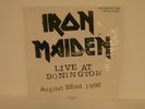 90s Heavy Rock Metal IRON MAIDEN live at donington Rare UK Triple Vinyl LP Mint