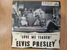 Elvis Presley Love me tender, Good Rockin tonight, Jailhouse rock 45s