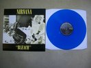 grunge rock LP by NIRVANA - bleach.,,,,,,blue vinyl.