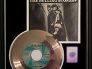 ROLLING STONES AS TEARS GO BY 45 RPM GOLD METALIZED RECORD RARE  NON RIAA AWARD