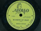 78tk-Black Gospel-APOLLO 145-Mahalia Jackson-(He knows my heart/I want to rest)