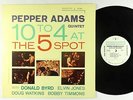 Pepper Adams Quintet - 10 To 4 At The 5-Spot LP - Riverside - OJC-031 VG++