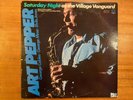 Art Pepper LP - Saturday Night at the Village Vanguard - Contemporary 7644, NM