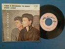 EVERLY BROTHERS TAKE A MESSAGE TO MARY /POOR JENNY HELIODIOR ITALY RARE 7