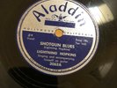 BLUES L:IGHTNIN HOPKINS Aladdin 3063 Stotgun Blues/Rollin Blues V+