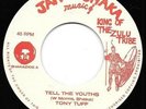 7 INCH JAH SHAKA/TONY TUFF/TELL THE YOUTHS/ JAH SHAKA MUSIC / REGGAE / DUBWISE