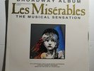 Les Miserables Broadway Album 2 LP SET  Geffen GHS 24151 - EX VINYL PROMO