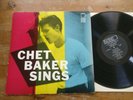 CHET BAKER Sings US Early Press Cool Jazz LP PACIFIC JAZZ Lbl. Deep Groove VG+
