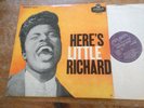 LITTLE RICHARD Here's UK Early Press Rock & Roll R&B LP PLUM LONDON Lbl. EX