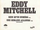 EDDY MITCHELL Rien qu'un numéro Original PROMO SP 7