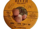 RARE DOOWOP THE COURTSMEN RIVER RECORDS 225 NO ONE BUT YOU & BABY I LOVE YOU I D