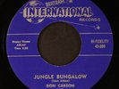 DON CARSON & CASUALS: yes master  / jungle bungalow BERTRAM INT'L 7