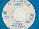 The Rip Chords Gone b/w Gone BLUE VINYL Promo DJ Copy '60s Surf Music