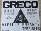 juliette greco 45t juke box vieille brel enfants terribles ferrat cocteau