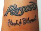 Poison - Flesh & Blood - Vinyl LP UK 1st Press A-1/B-1 EX+/EX
