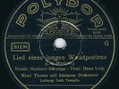 78 rpm MIMI THOMA Lied Eines Jungen Wachtpostens (Lili Marleen) German 1941