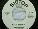 Sarah Cooke Please Don't Go/Hey, Hey (The Sun's Gonna Shine) 45,EVEN RARER PROMO