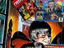Creepshow 2 OST Gift Set Wooden Head Vinyl LP Record Waxworks Pin Sticker Book?