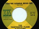HEAR - Rare Garage 45 - The Thirteenth Floor Elevators - You're Gonna Miss Me