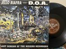 JELLO BIAFRA WITH D.O.A. last scream of the missing neighbors LP punk rock