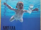 Nirvana Nevermind 1991 A3/B2 LP upside down inner embossed bass clef GEF 24425