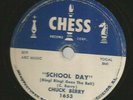 ROCKABILLY 78 - CHUCK BERRY  - SCHOOL DAY   -HEAR -1957 CHESS 1653
