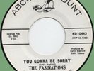 FASINATIONS You Gonna Be Sorry / Tears in My Eyes 45rpm ABC-Paramount 1963