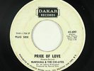 Northern Soul 45 - Marshall & The Chi-Lites - Price Of Love - Dakar - mp3
