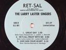 Gospel 45 LARRY LASTER SINGERS Long Way Back EP on Ret-Sal VG++