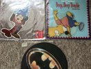 Batman , Disney Fantasia, Bart Simpson Picture Discs Great Condition